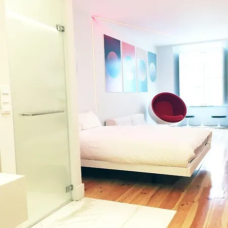 Futuristic Space Loft In Baixa-chiado Apartamento *